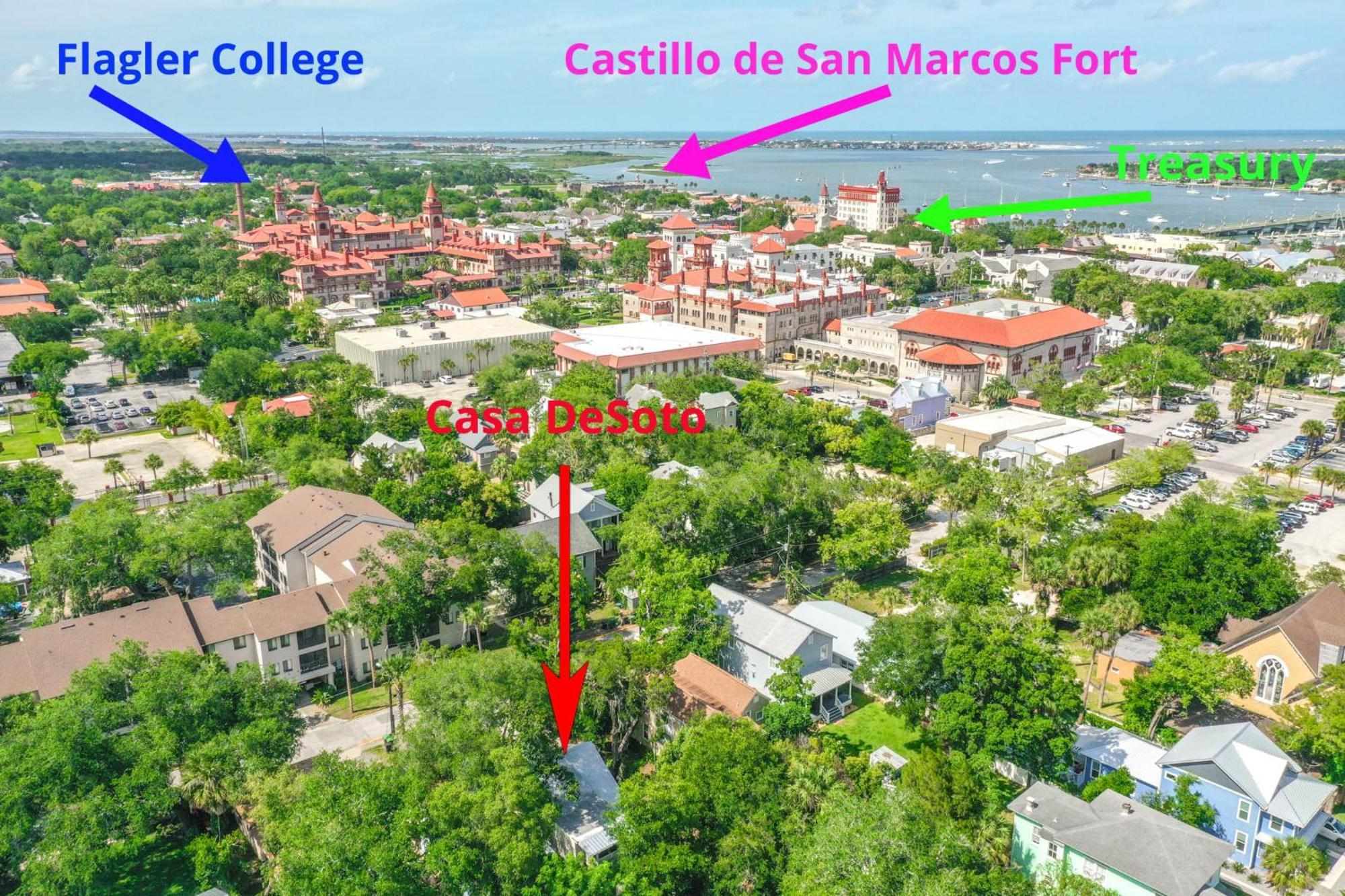 セント・オーガスティン Casa Desoto - Luxury Downtown Oasisヴィラ エクステリア 写真